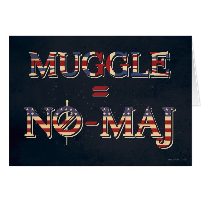 MUGGLE™ = NO-MAJ™ (Vorderseite (Horizontal))