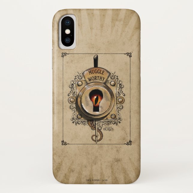 MUGGLE WORTH™ Lock Case-Mate iPhone Hülle (Rückseite)