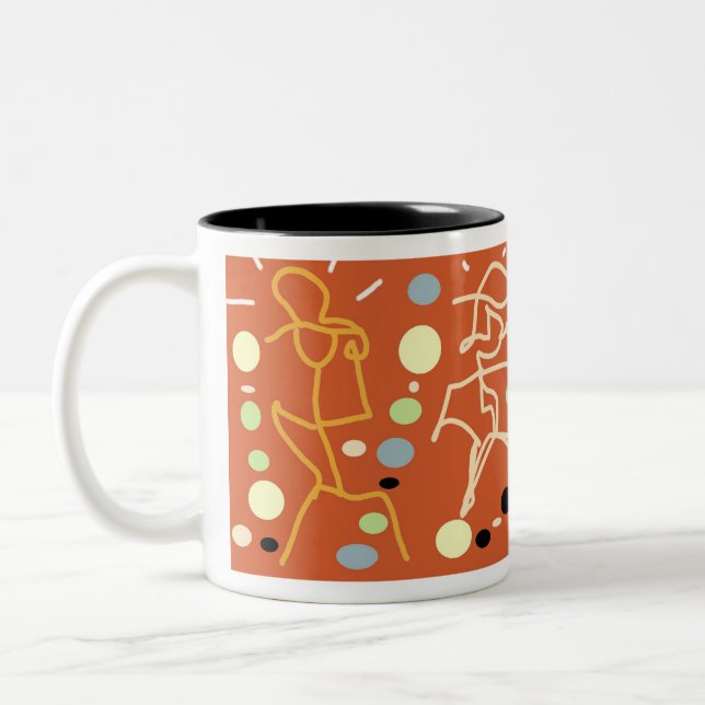 Muggles Aug23 numerische 3 Zweifarbige Tasse (Links)