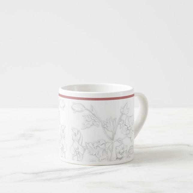 Mughal-Design auf einer Espresso-Tasse Espressotasse (Vorderseite Rechts)