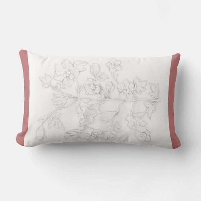 Mughal Design on a Lumbar Pillow Lendenkissen (Vorderseite)