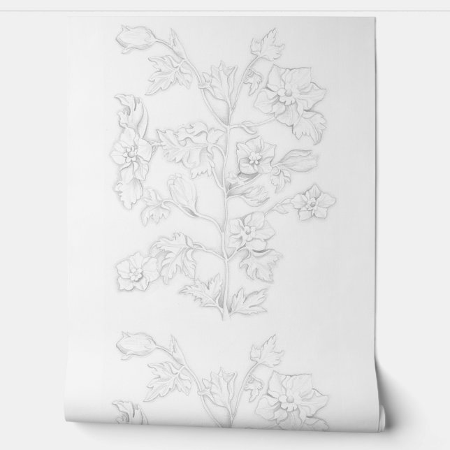 Mughal Design on a  Tapete (Abrollen)