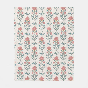 Mughal Floral Butta Fleecedecke