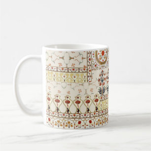 Mughal Floral Paisley: Ethnic Digital Elegance. Kaffeetasse