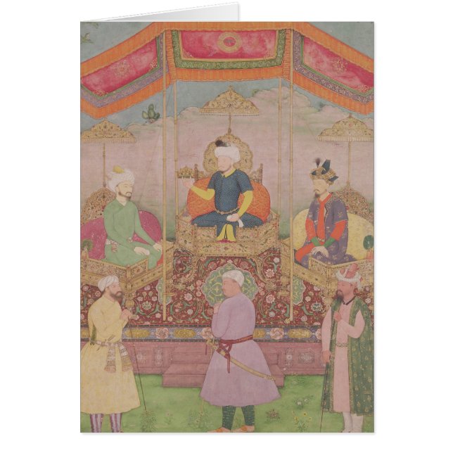Mughal Kaiser Babur und sein Sohn, Humayan (Vorne)
