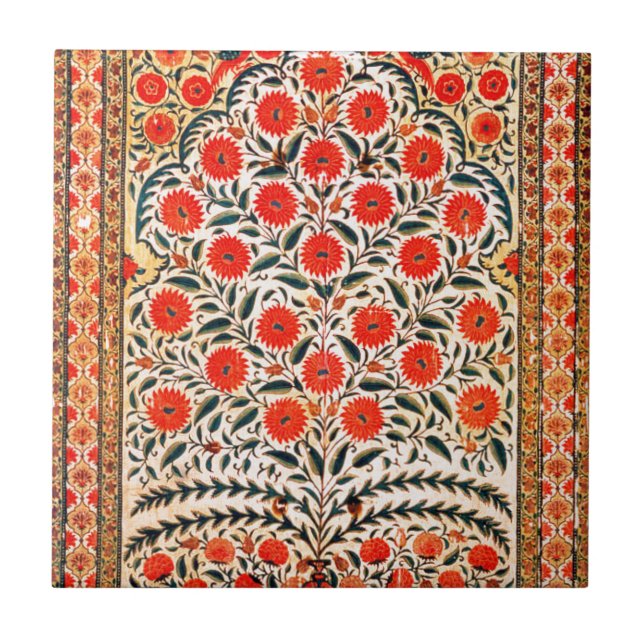 Mughal Kunst Fliese (Vorderseite)