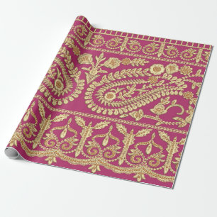 Mughal-Kunstwerk. indische traditionelle antike Go Geschenkpapier