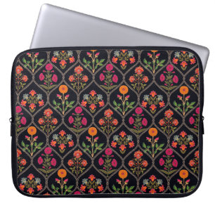 Mughal Motif Kani Look Ornament Muster Multi Colo Laptopschutzhülle