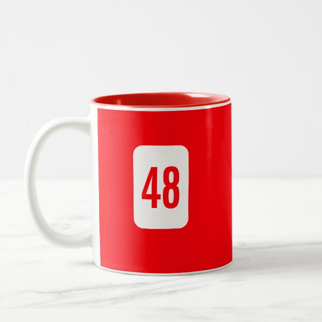 Mugs 4 All. Bold. Bright. Beautifully Minimal. Zweifarbige Tasse (Links)