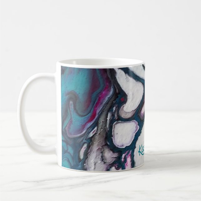 Mugs - Abstrakte Kunst - Malerei Kaffeetasse (Links)