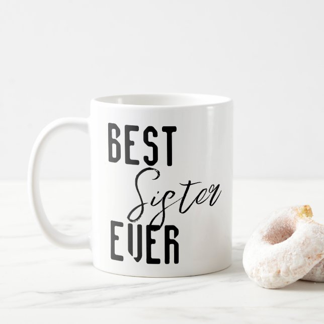 Mugs Best Sister Ever Kaffeetasse (Mit Donut)