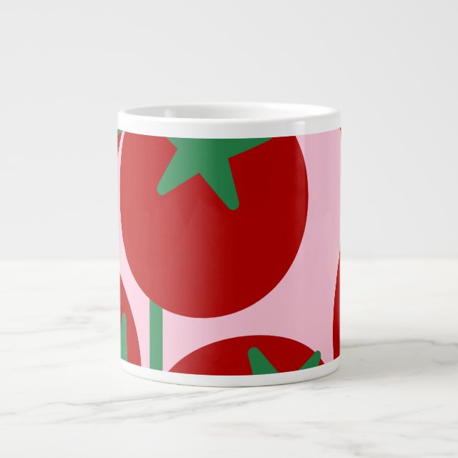 Mugs logo tomate  Jumbo-Tasse (Vorderseite)