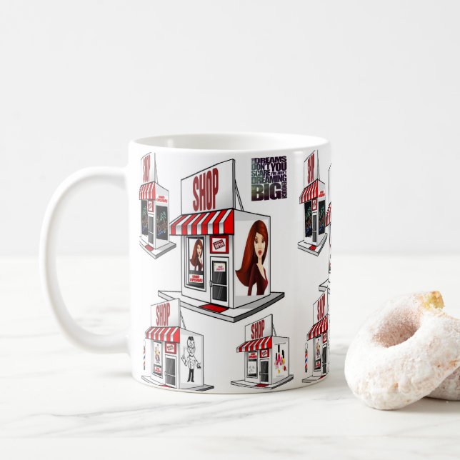 Mugs Salon Tasse (Mit Donut)