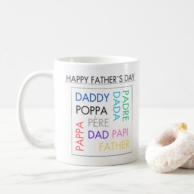 Mugs with design for Father's Day Kaffeetasse (Mit Donut)