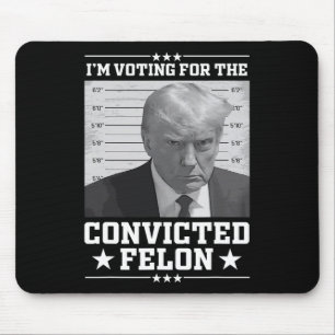 Mugshot-Abstimmung für den Felon Trump 2024 Trump Mousepad