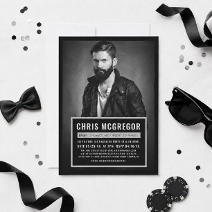 Mugshot Board Bachelor Party Einladung