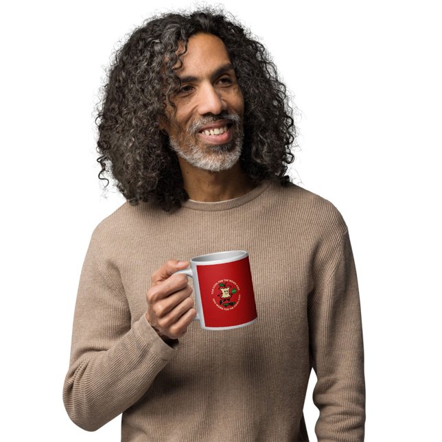 Mugshot | Einzigartiger Kaffeebusch Kaffeetasse (My official mugshot. Crime: Not a morning person.)