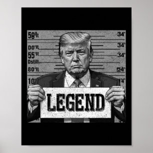 Mugshot Funny Trump 2024 Poster