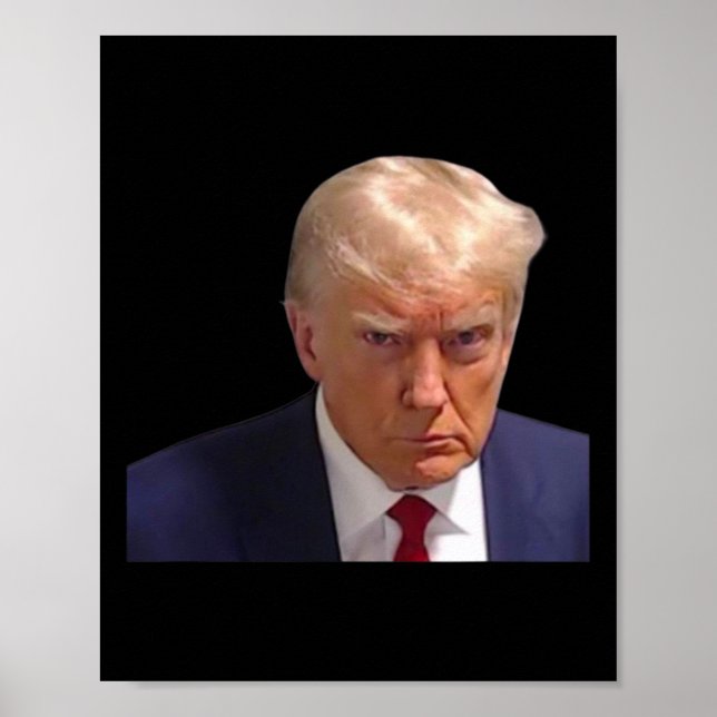 Mugshot Trump 1st Picture Donald Prison Tasse Shot Poster (Vorne)