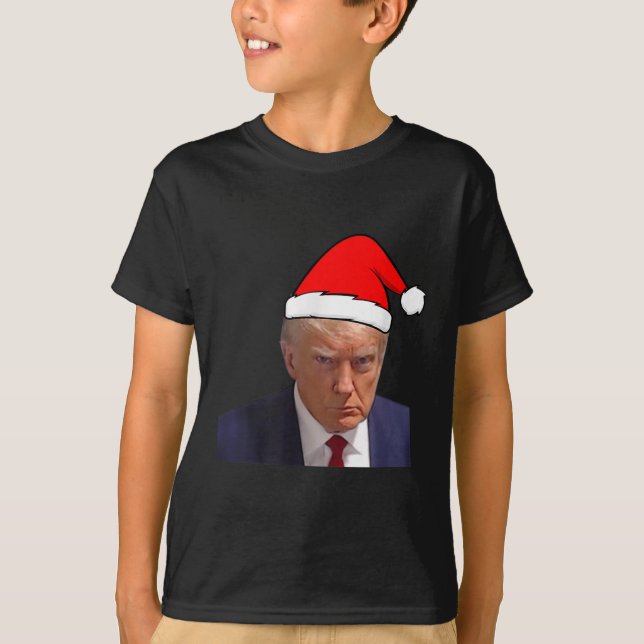 Mugshot Trump Picture - Prison Mug Shot Funny Chri T-Shirt (Vorderseite)