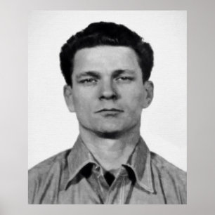MUGSHOT VON FRANK MORRIS - ALCATRAZ ESCAPEE POSTER