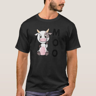 Muh Baby Kuh Landleben Landwirt Landwirtschaftlich T-Shirt