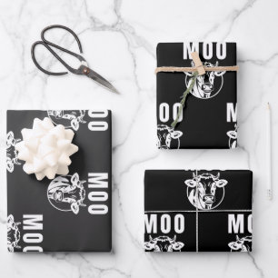 Muh Ich Bin Eine Kuh Lustiger Bauernhof Geschenkpapier Set