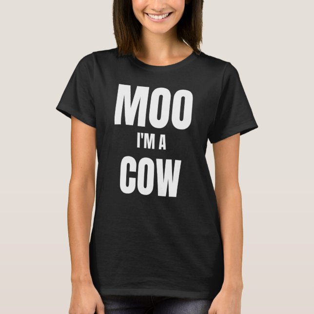 Muh Ich Bin Eine Kuh T-Shirt (Vorderseite)