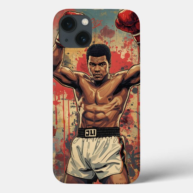 Muhammad Ali: Boxlegende Victory Poster Art Cas Case-Mate iPhone Hülle (Rückseite)