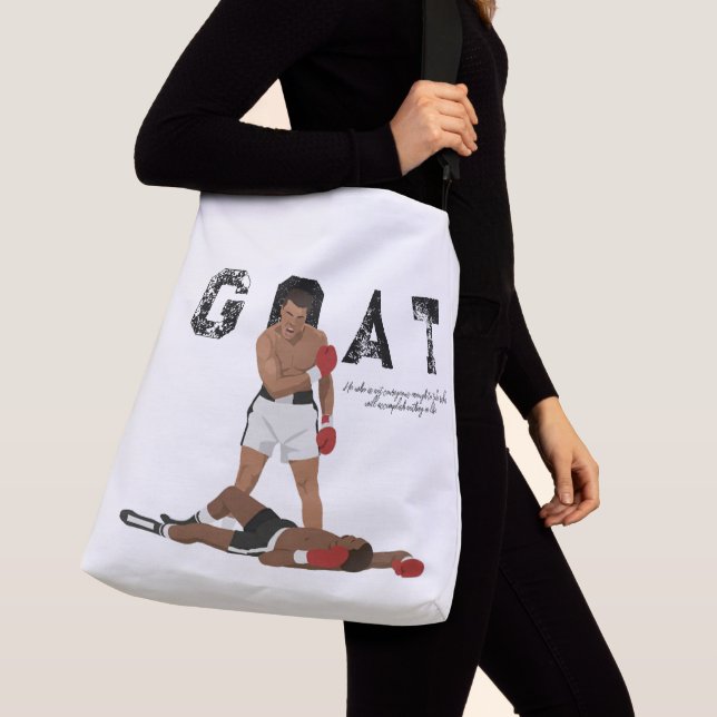 Muhammad Ali  Tragetaschen Mit Langen Trägern (Von Nahem)