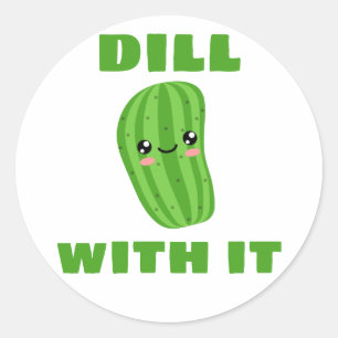 Mühe Runder Aufkleber