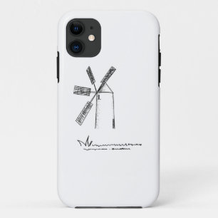 Mühle auf weißem Untergrund Case-Mate iPhone Hülle