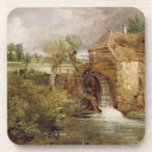 Mühle bei Gillingham, Dorset, 1825-26 (Öl auf Getränkeuntersetzer