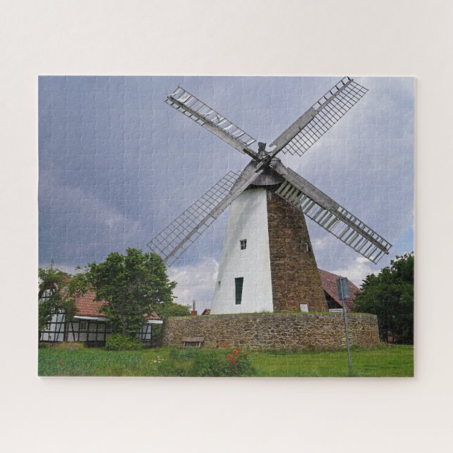 Mühle Eickhorst - ummauerter Erdwall Puzzle (Horizontal)
