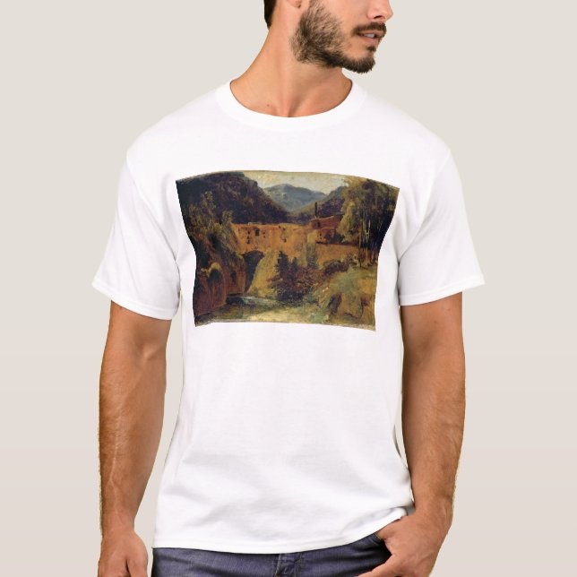 Mühle im Tal nahe Amalfi, 1829 T-Shirt (Vorderseite)