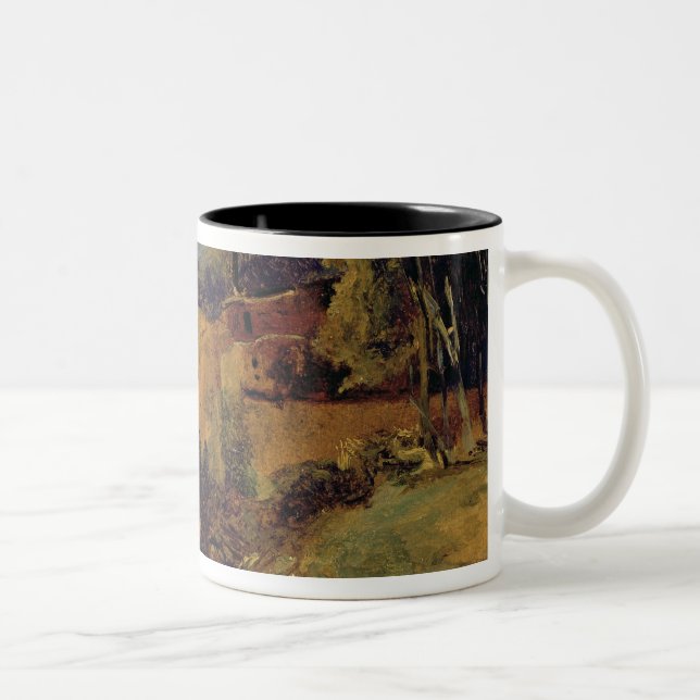 Mühle im Tal nahe Amalfi, 1829 Zweifarbige Tasse (Rechts)