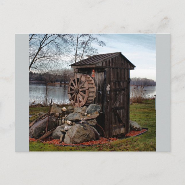 Mühlung über das alte Haus Postkarte (Vorderseite)