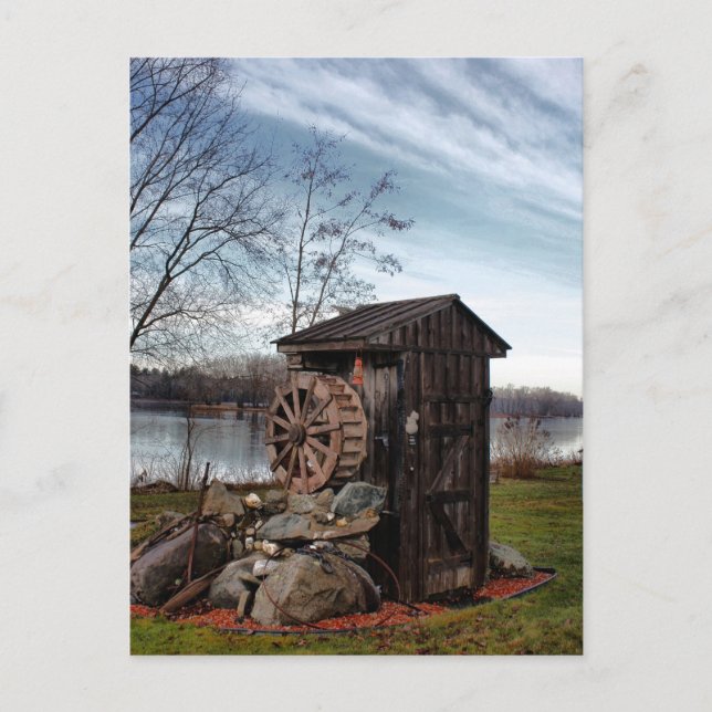 Mühlung über das alte Haus Postkarte (Vorderseite)