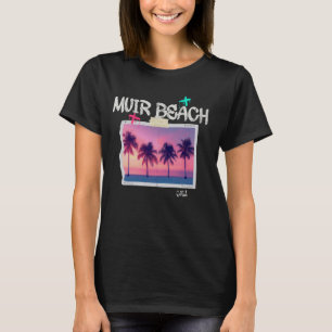 Muir Beach California Retro Surfer Vintager Strand T-Shirt