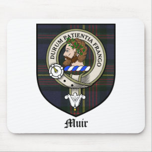 Muir Clan-Wappen-AbzeichenTartan Mousepad