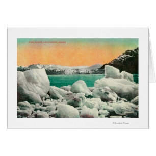 Muir Glacier und Icebergs in Alaska #1 Staat