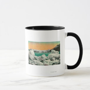 Muir Gletscher und Eisberge in Alaska #1State Tasse