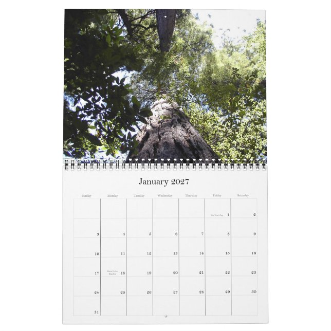 Muir Holz-Kalender Kalender (Jan 2027)