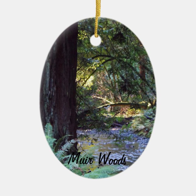 Muir Holz-Strom Keramik Ornament (Vorne)