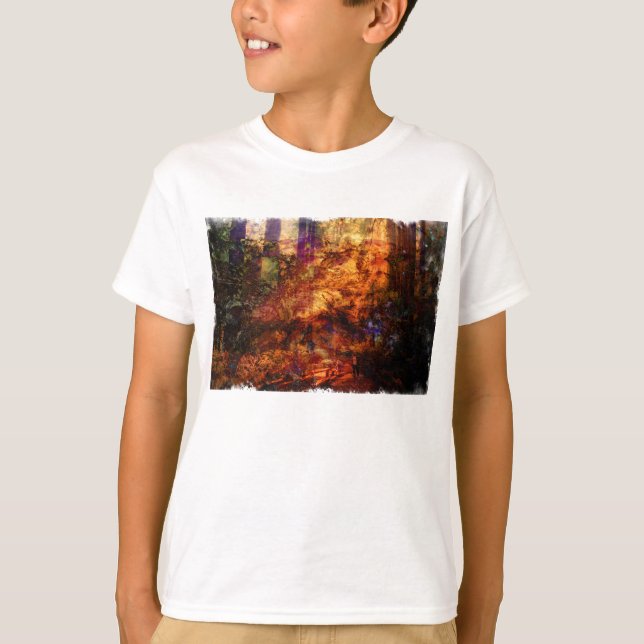 Muir Holzcollage T-Shirt (Vorderseite)