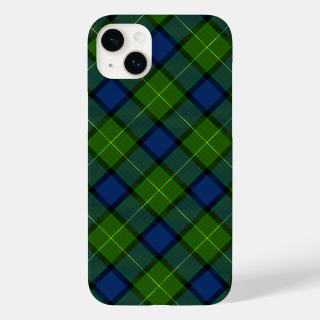 Muir Moore tartan blau kariert Case-Mate iPhone Hülle (Rückseite)