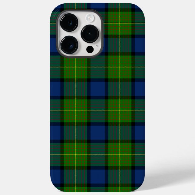 Muir Moore tartan blau kariert Case-Mate iPhone Hülle (Rückseite)