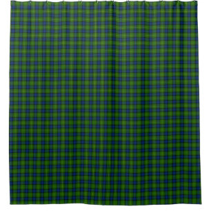 Muir Moore tartan blau kariert Duschvorhang