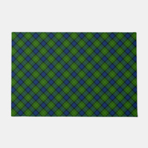 Muir Moore tartan blau kariert Fußmatte
