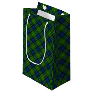 Muir Moore tartan blau kariert Kleine Geschenktüte